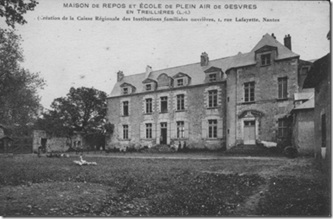 Le château de Gesvres propriété de la CRIFO vers 1930