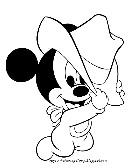 Baby Disney Characters Coloring Pages