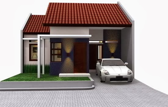 Contoh Foto Gambar Desain Teras Rumah Minimalis Type 45 Denah Modern ...