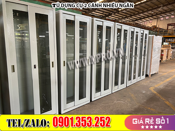 Tủ dụng cụ thiết bị 2 cánh, tủ chứa vật tư đồ nghề TU-DUNG-CU-THIET-BI-2-CANH-NPRO