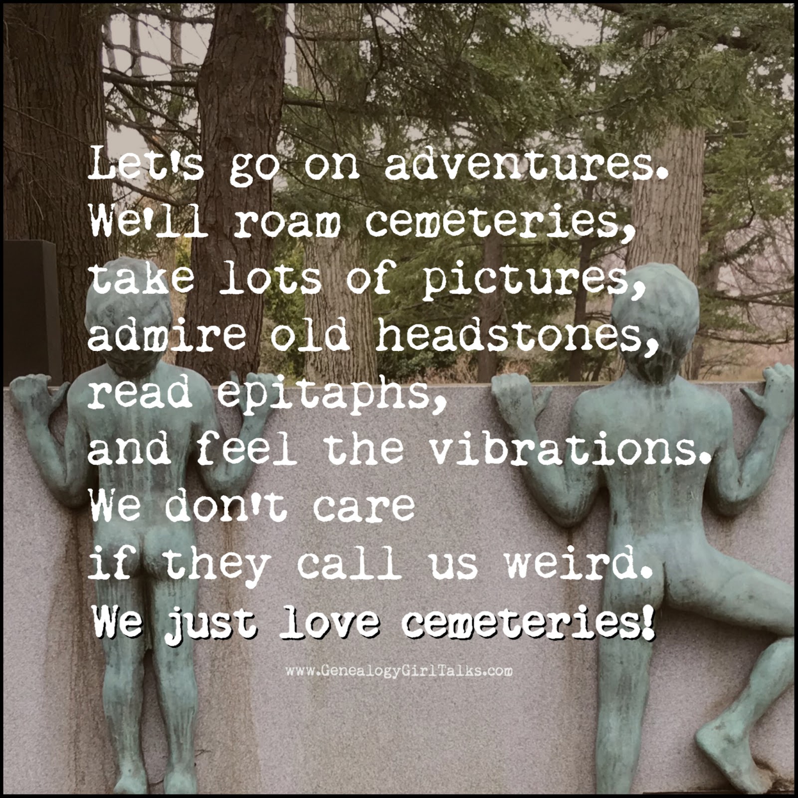 adventures (Poetry by M.Dickerson) - Genealogy Girl Talks