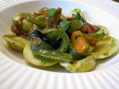 ravioli with pesto