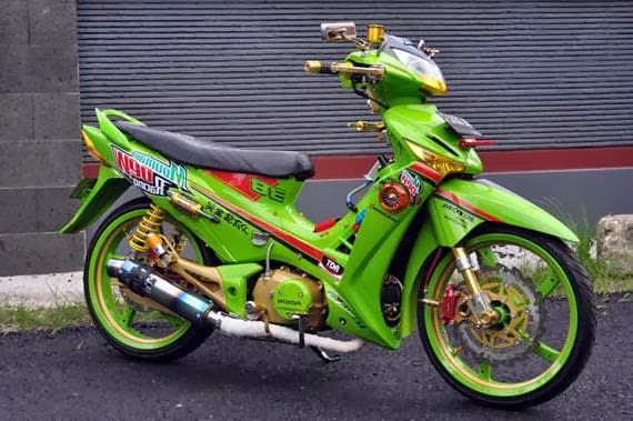 modiffikasi honda supra  x 125  R way Collection