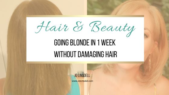 Going Blonde in 1 Week Without Damaging Hair