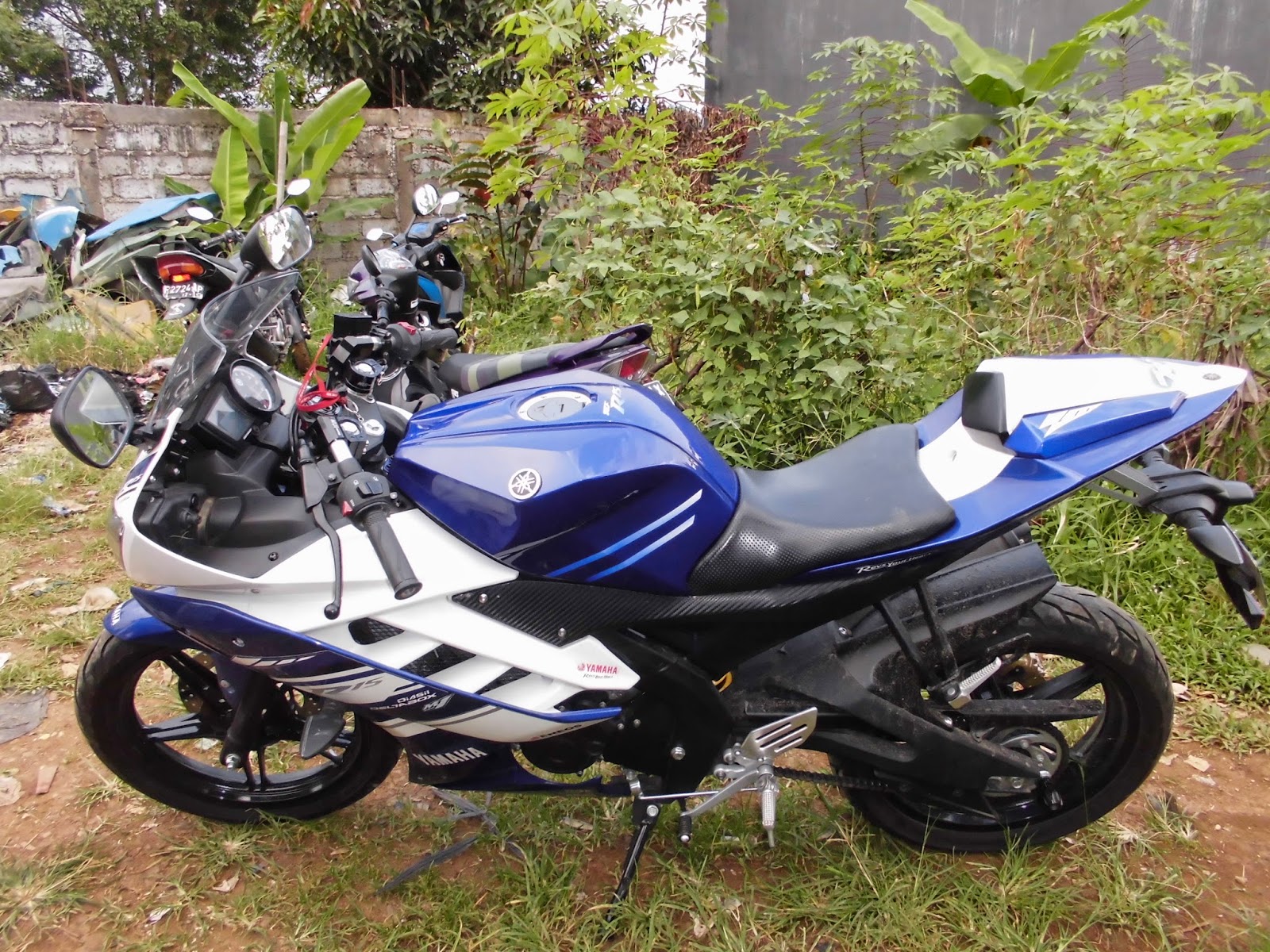 Kondom Tangki R15 Yamaha Blue ZIQMODIFIED