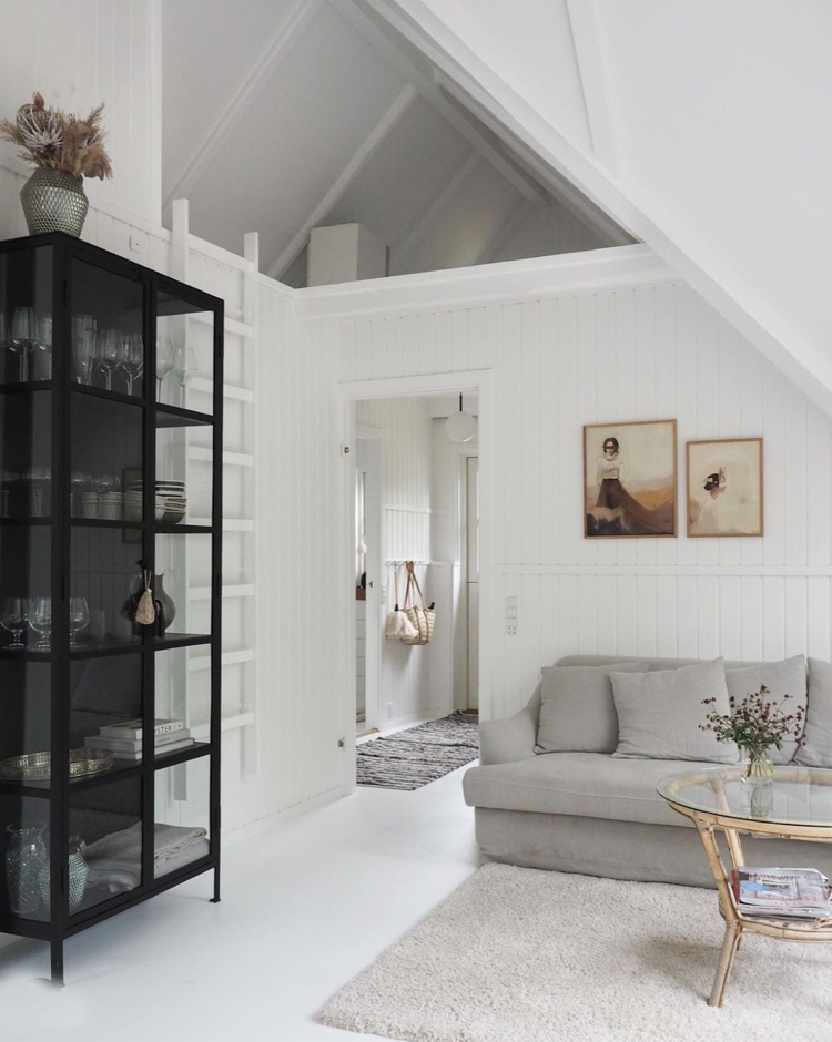 A White, Light & Airy Cabin on a Danish Island