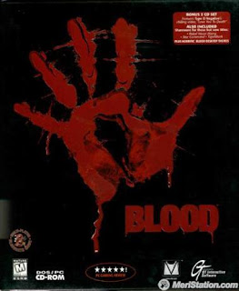 Blood pc game cover first person shooter