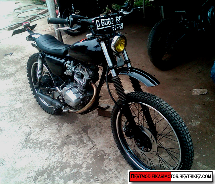 Modifikasi Honda Cb 100 Trail  Car Interior Design