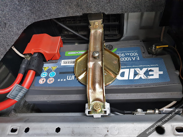 BMW E46 Battery Clamp Positive Negative Terminals