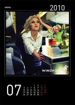 Windrose Airlines 2010 Hot Calender 