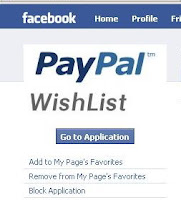 Paypal Whislist
