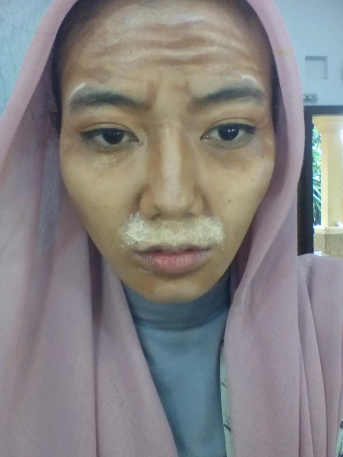 Alaiyal Hikmah Tutorial MakeUp Tua Dengan Latex Old Makeup With Latex