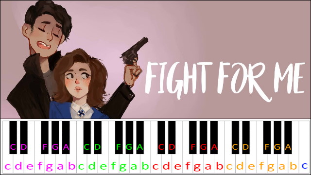 Fight for Me (Heathers: The Musical) Piano / Keyboard Easy Letter Notes for Beginners