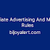 Associate Advertising And Marketing Rules