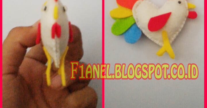  Kerajinan  Kain Flanel Membuat Boneka  Ayam  Dari Kain Flanel