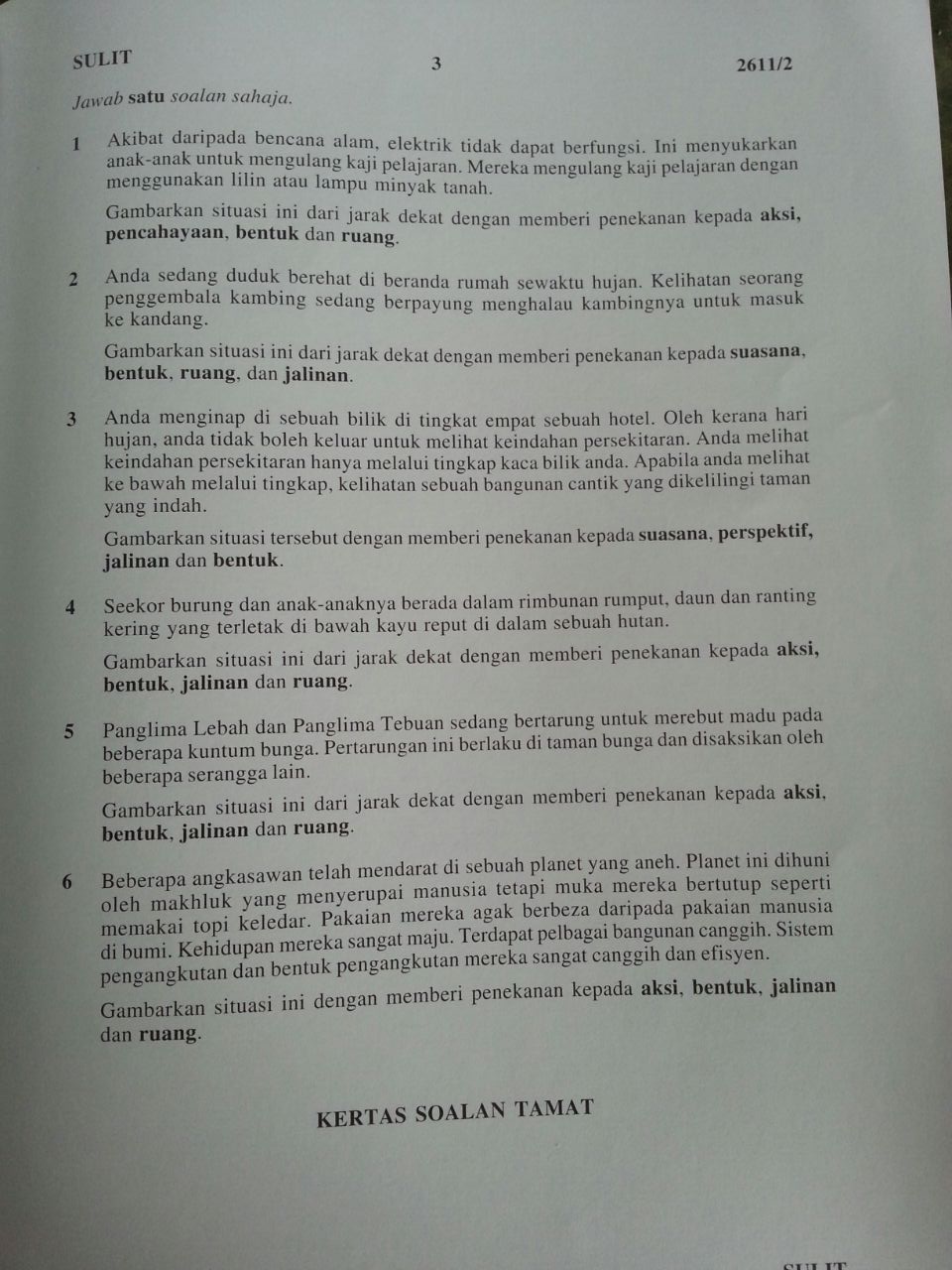 Soalan Kertas 2 Pendidikan Seni Visual SPM 2015  mylinart