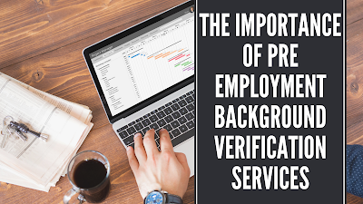 The Importance of Pre Employment Background Verification Services