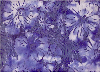 Batik Floral Fabric