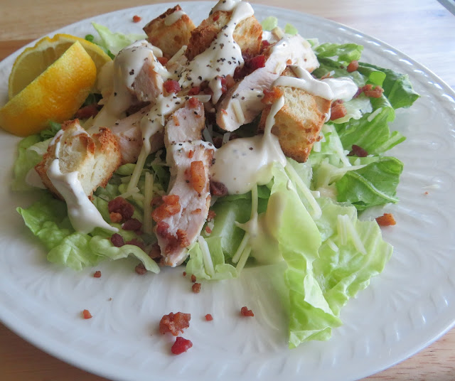 Grilled Chicken Caesar Salad for Two