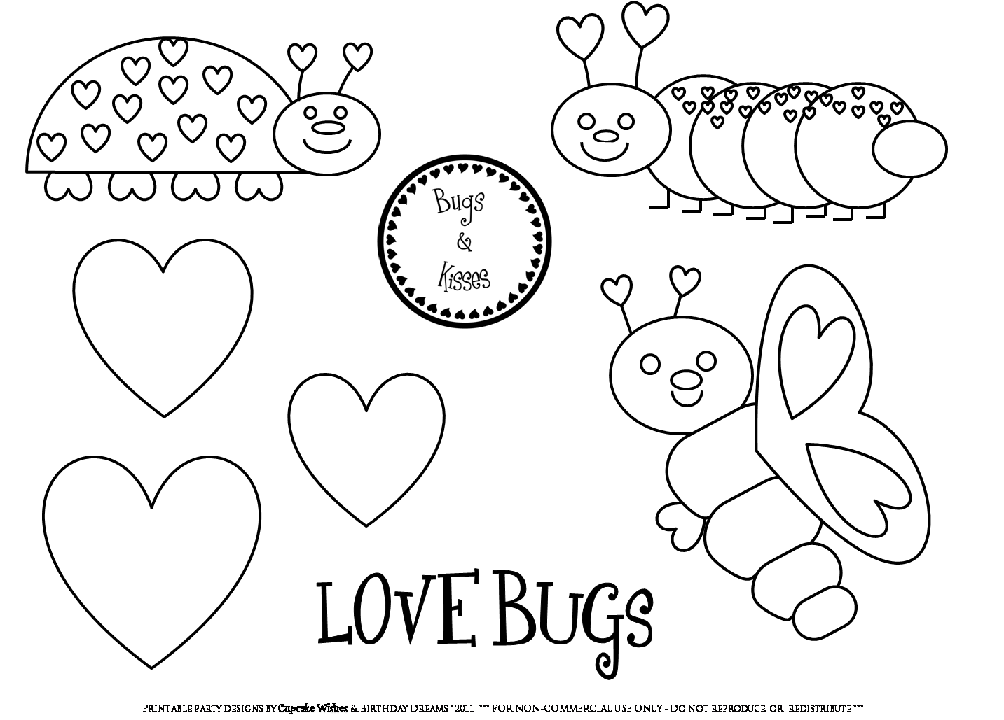 5500 Top Love Bugs Coloring Pages Download Free Images