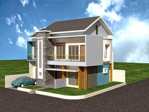  Desain  Rumah  Minimalis 2 Lantai Luas  Tanah  100M2  Foto 