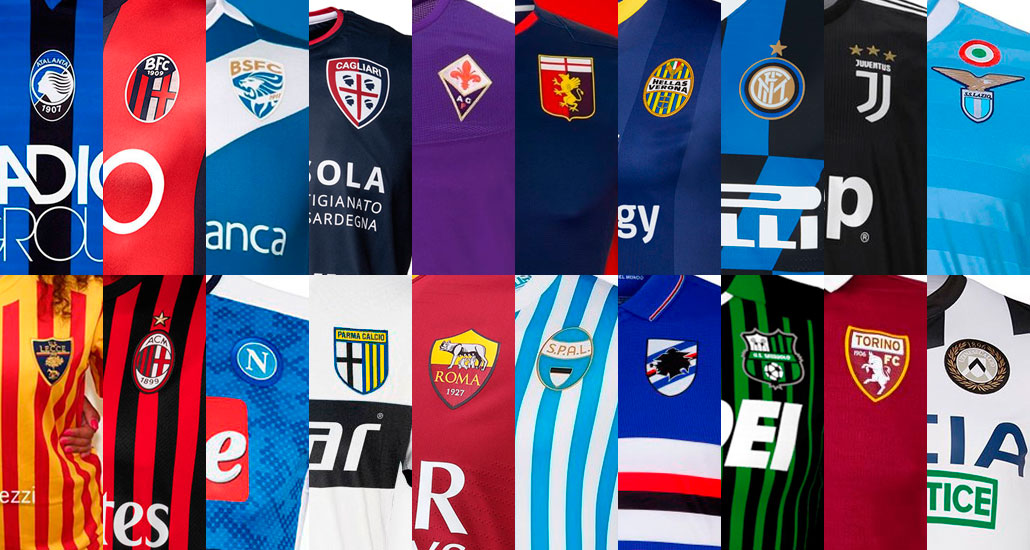 All 19 20 Serie A Kits 58 Home Away Third Jerseys