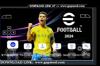 eFootball PES Lite 2024 PPSSPP Peter Drury Commentary New Update Transfer And Kits Best Camera PS5 Graphics HD