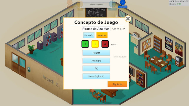 Guia Juegos Medianos - Aventuras / Piratas Game Dev Tycoon