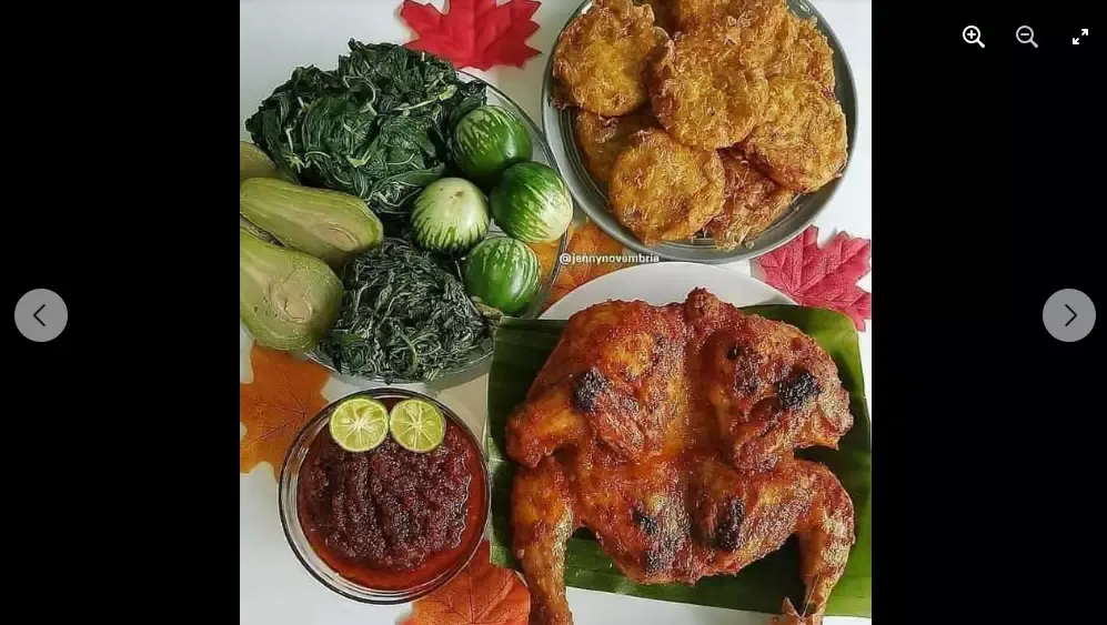 ayam panggang bumbu rujak