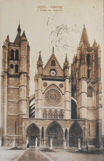 Catedral Gótica de la ciudad de León | Fotos Antiguas | Historia Leonesa | Vidrieras