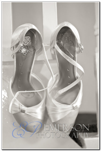 Emerson Photography photograph of bride's shoes