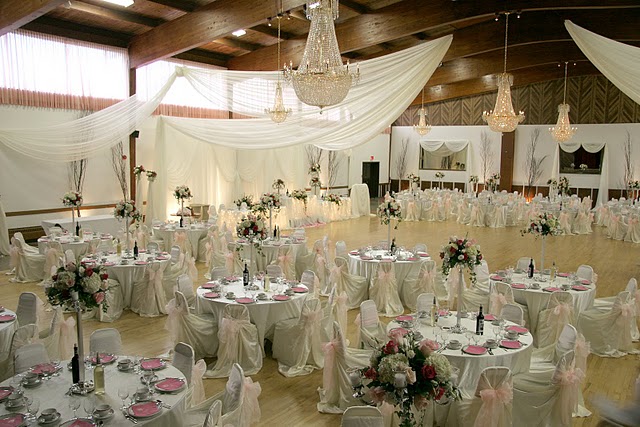 Typically weddings that take place here follow the same set up pattern