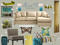 Lime Green And Grey Living Room Decor