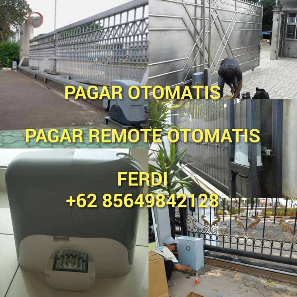 FERDI 6285649842128 PINTU PAGAR REMOTE OTOMATIS PINTU PAGAR