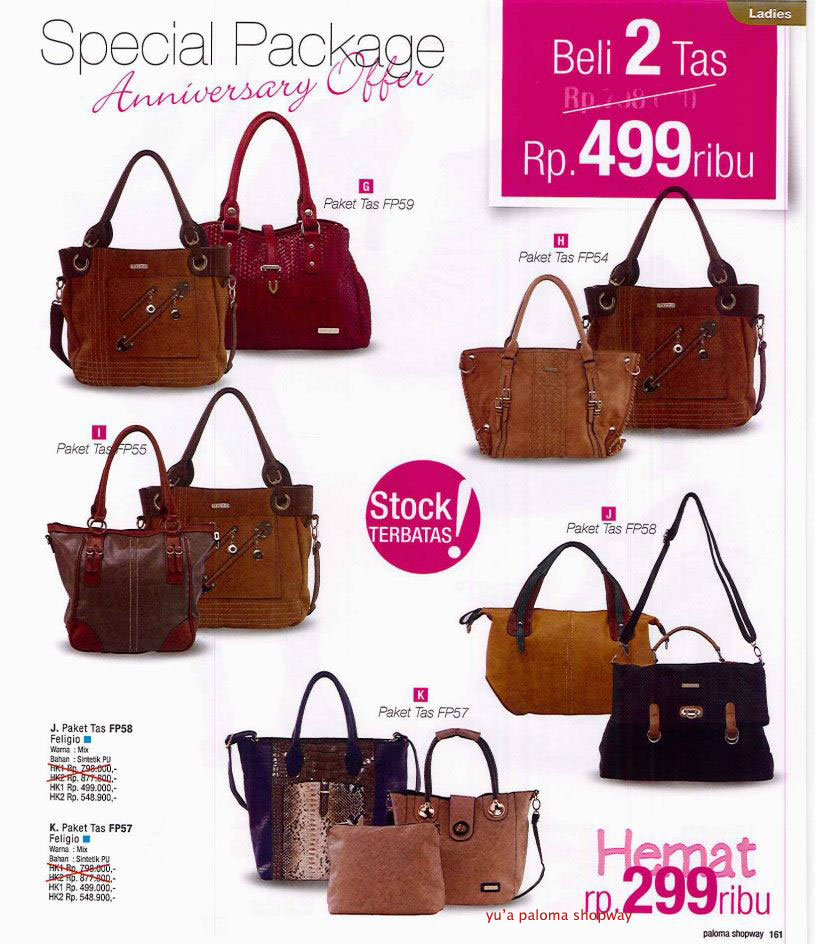 Yu a Paloma Shopway Katalog 24 Tas Dompet Wanita