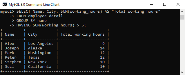 SELECT SQL語法總整理