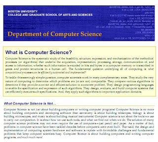 What is Computer Science? 