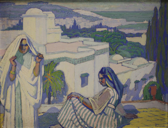 Terrasse à Alger par Augustin Ferrando