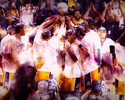 LA Lakers champions of the West