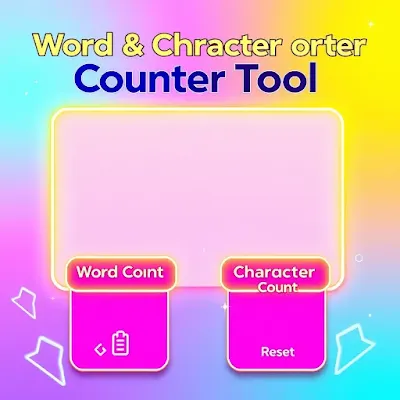 Word & Character Counter Tool