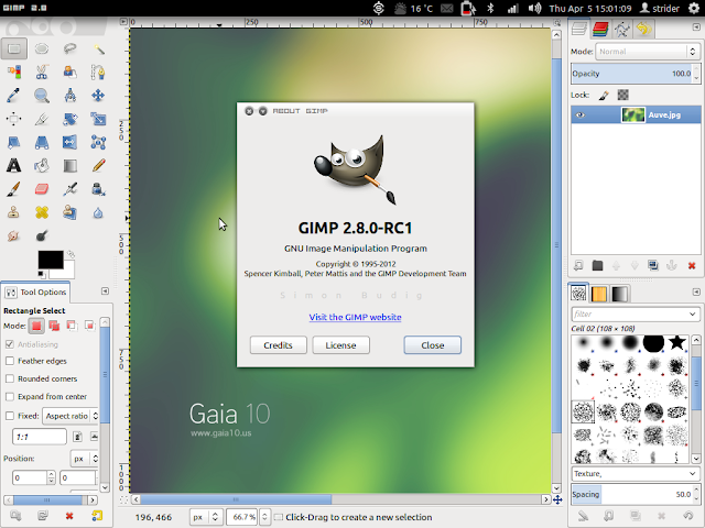 GIMP 2.8 RC1 released:  install on Ubuntu