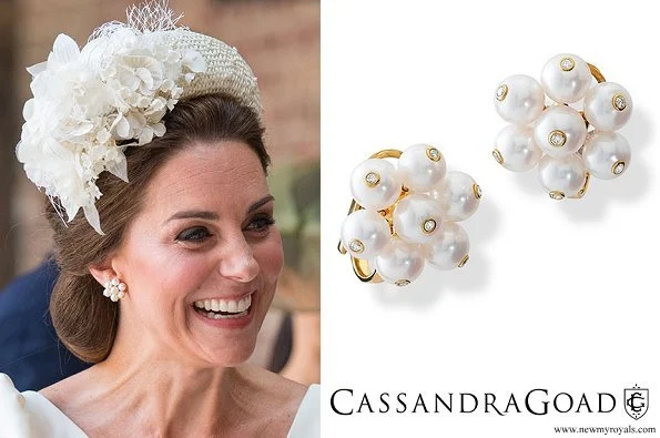 The Princess of Wales wore Cassandra Goad Cavolfiore Pearl Earrings