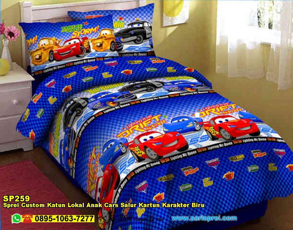 Sprei Gambar Kartun Cars Bestkartun