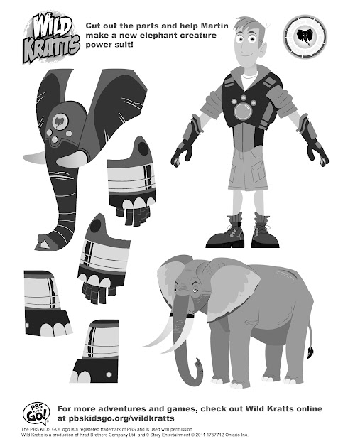 Wild Kratts Printables  Wild Kratts Coloring Printable Pages