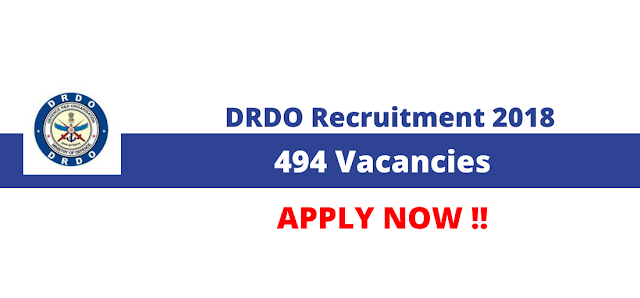 DRDO Recruitment 2018