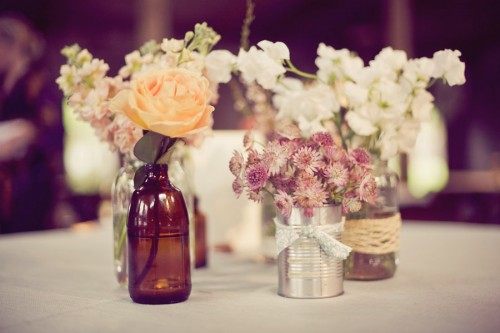 Tin Can Wedding Ideas Charming Centerpieces Decor 