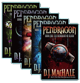 D.J. MacHale's Pendragon Series Book Covers