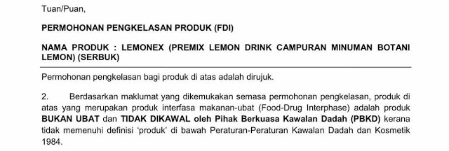 Pastinya Original + Murah di sini: LEMONEX RM125 FREE 