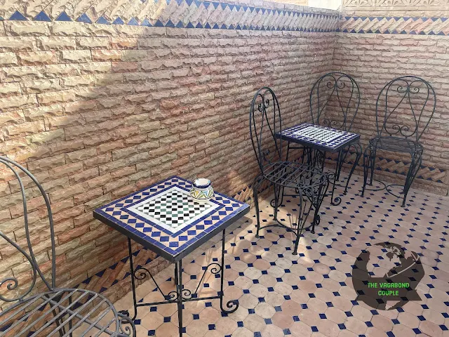 Terrace Room of Dar Mfaddel, Fes el-Bali, Fez, Morocco, Africa