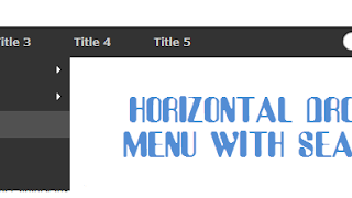 Create Horizontal Navigation Menu With Drop Down Submenus Using CSS